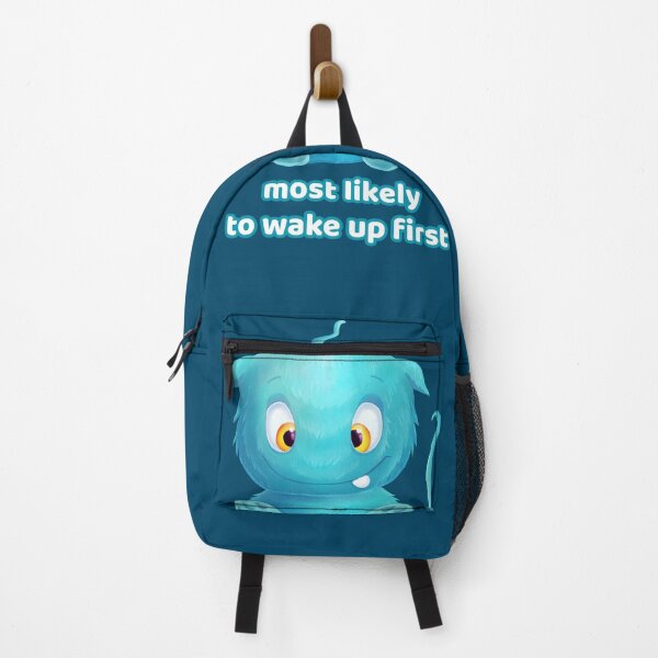Item preview, Most Likely To Wake Up First. Cute Little Monster designed and sold by Rebel-Design.