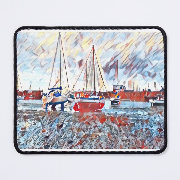 Item preview, Cornish Boats impressionist picture designed and sold by Hopester67.