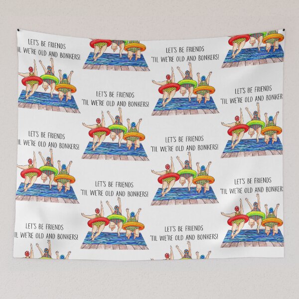 Item preview, Swimming - Let's be Friends designed and sold by KirstixCo.