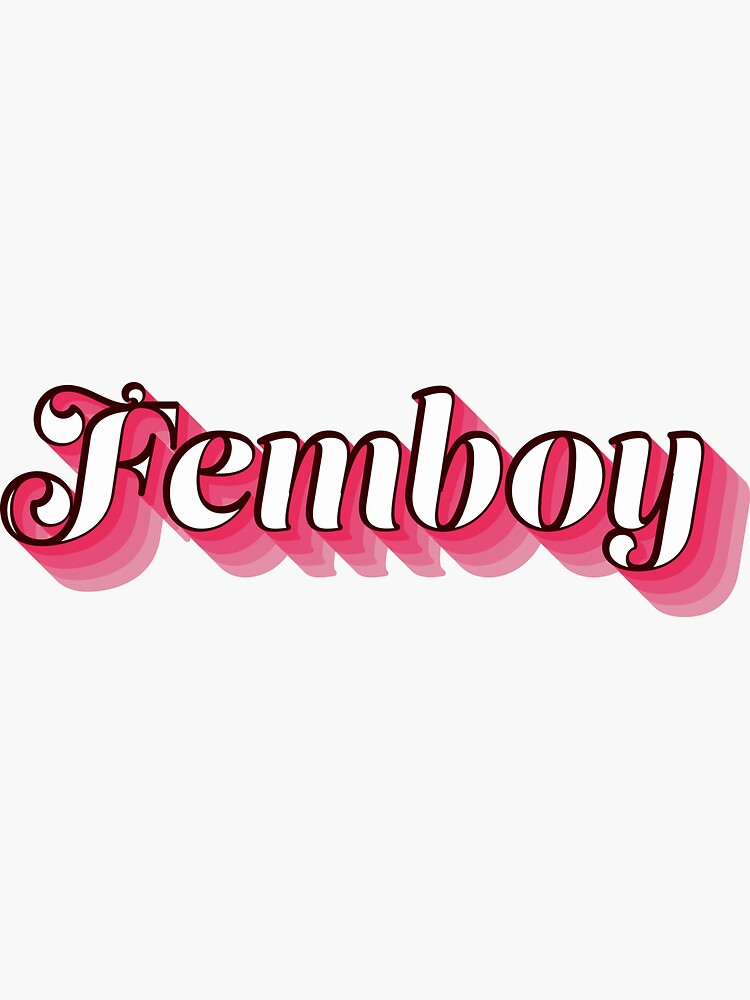 Femboy Sticker For Sale By Texterns Redbubble 5186