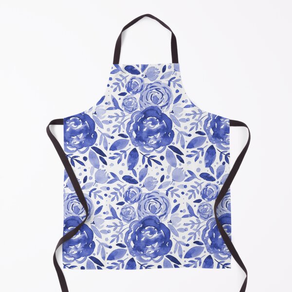 Item preview, Watercolor roses bouquet - blue designed and sold by wackapacka.