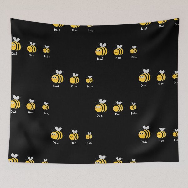 Item preview, Bee family Dad Mom Baby designed and sold by KirstixCo.