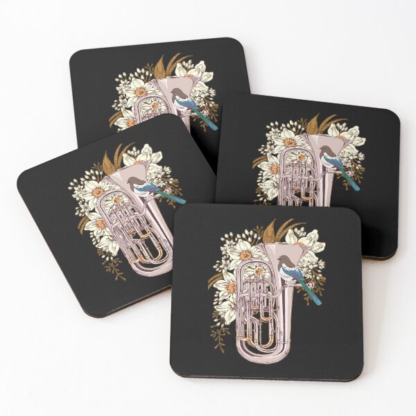 Item preview, Tuba Music Foral Vintage designed and sold by KirstixCo.