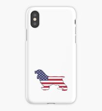 American Flag – Cocker Spaniel iPhone Case
