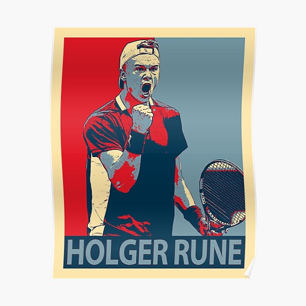 "Holger Rune" Poster for Sale by CamillaDesign | Redbubble