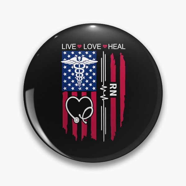 Item preview, RN Nurse US Flag, Nurse Week, RN Graduation for Her, Nursing designed and sold by Evrard122344.