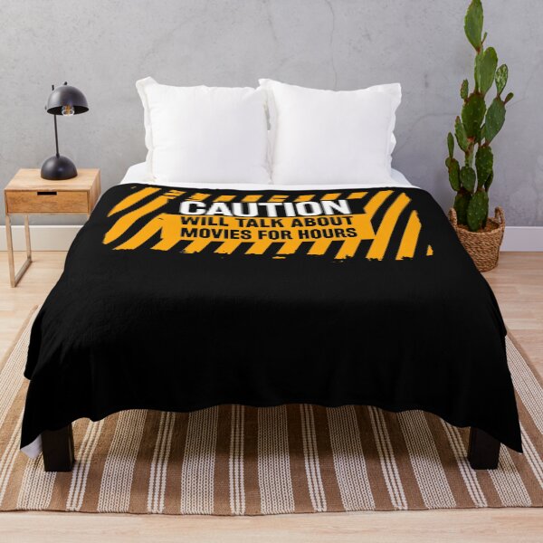 Item preview, Caution Will Talk About Movies For Hour designed and sold by CharlesCumming1.