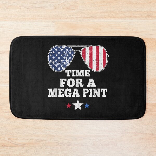 Item preview, Time For A Mega Pint Funny 4th of July Patriotic Sunglasses Tank Top designed and sold by Evrard122344.