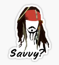 Captain Jack Sparrow Savvy? Sticker