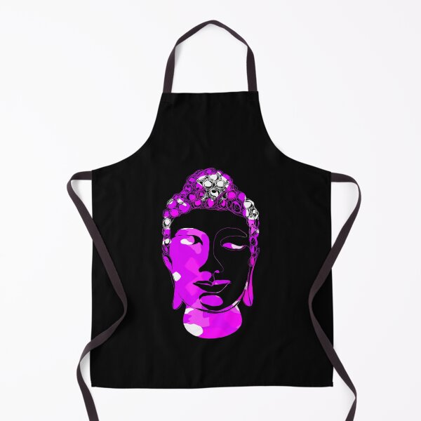 Item preview, Hand drawn Buddha Silhouette Pink Blobs designed and sold by AMSonArt.