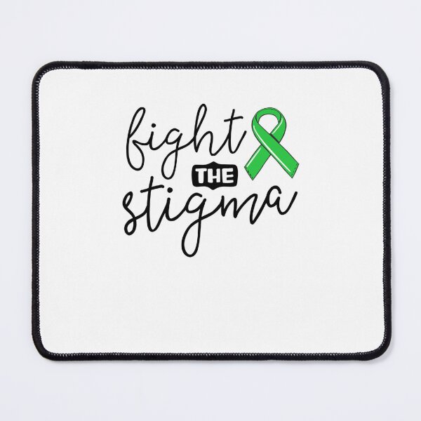 Item preview, Fight The Stigma Mental Health Awareness Green Ribbon designed and sold by dickvusqr.