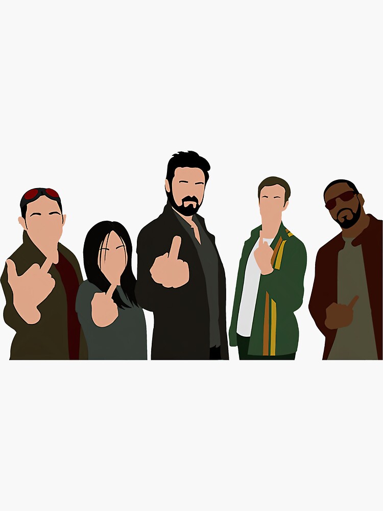 "The Boys Team" Sticker For Sale By Mnightsa | Redbubble