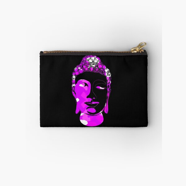 Item preview, Hand drawn Buddha Silhouette Pink Blobs designed and sold by AMSonArt.