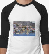 Chalki Ruins Men's Baseball ¾ T-Shirt