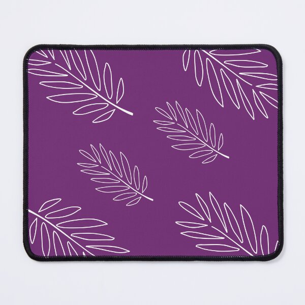 Item preview, Purple Leaf Feather Pattern designed and sold by UnicornTrinity.