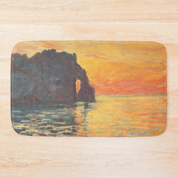 Item preview, Etretat Sunset by Claude Monet  designed and sold by ArtHistoryLover.