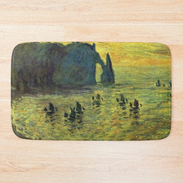 Item preview, Cliff of Etretat by Claude Monet designed and sold by ArtHistoryLover.