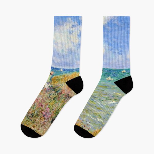 Item preview, View From The Cliff At Pourville  designed and sold by ArtHistoryLover.