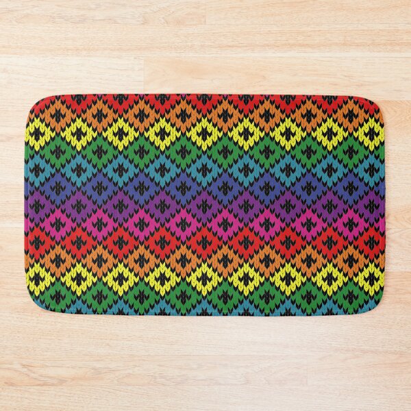 Item preview, Rainbow Knitting Art designed and sold by Ayesha Saleem.