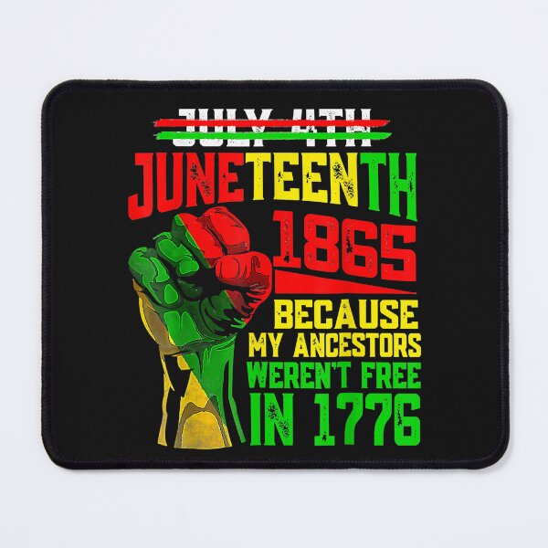 Item preview, July 4th Juneteenth 1865 Because My Ancestors Mens Girls T-Shirt designed and sold by Beroti-Vanda.