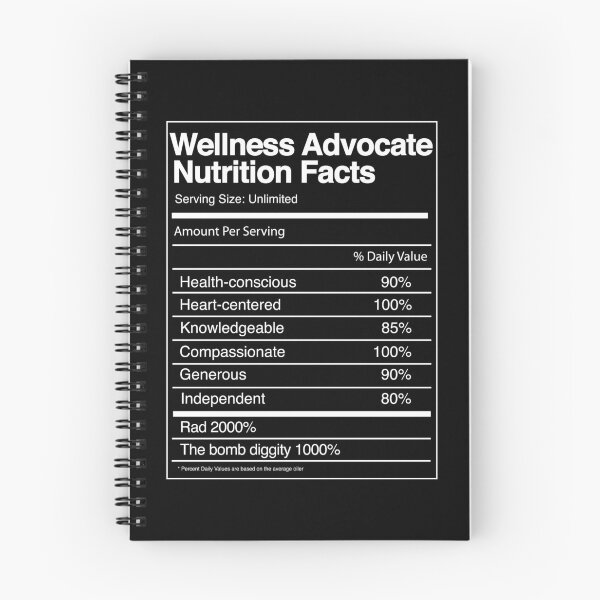 Item preview, Wellness Advocate Nutrition Facts designed and sold by EssentialOStyle.