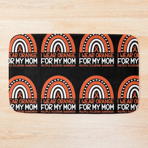 Item preview, Multiple Sclerosis Awareness Rainbow I Wear Orange For Mom designed and sold by GravitiTees.