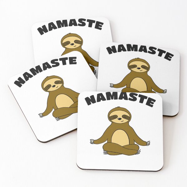 Item preview, Yoga Quote, Namaste, Sloth designed and sold by KD Merch.