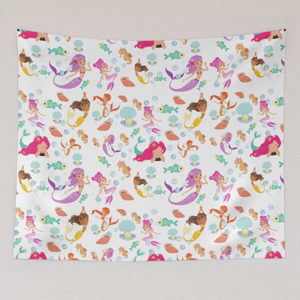 Item preview, Mermaid Seamless Pattern designed and sold by Aramdesing.