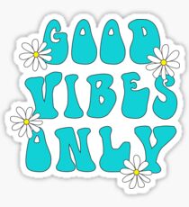 Good Vibes Flower Power Sticker