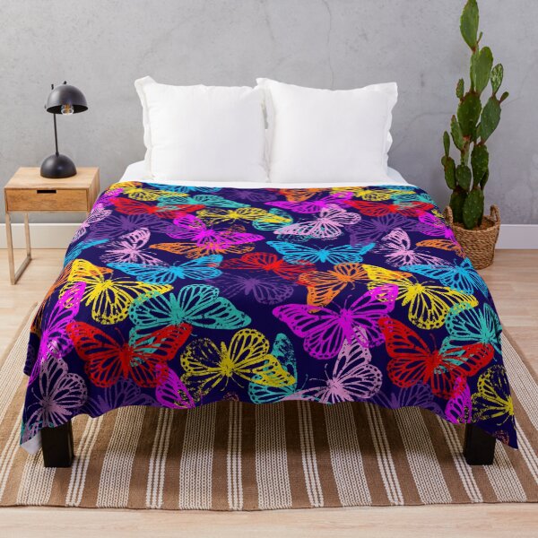 Item preview, Multicolored Butterflies Pattern designed and sold by ArtVixen.