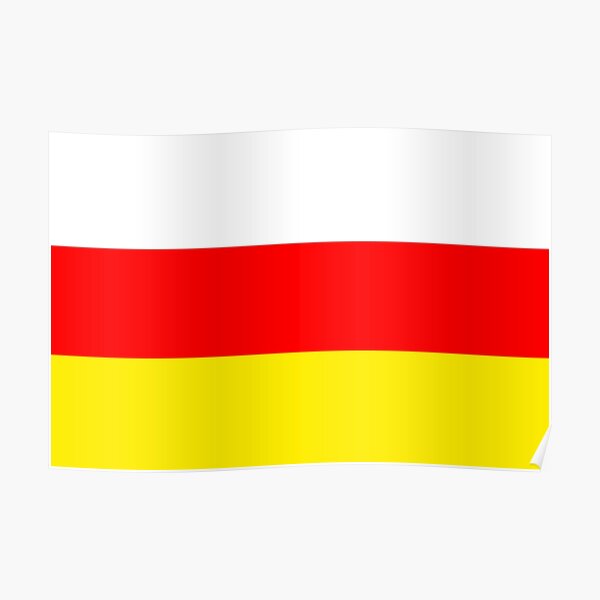 "South Ossetia - Ossetian Flag" Poster for Sale by FlagsWorld | Redbubble