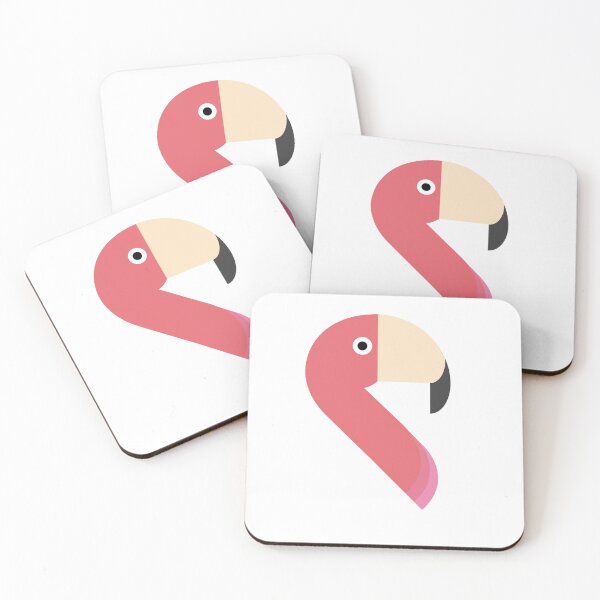 Item preview, The Flamingo, Minimal Bauhaus Shapes Animal  designed and sold by Sub88 Studio.