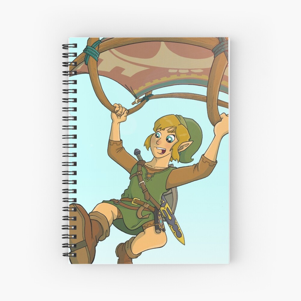 Link's Paraglider Spiral Notebook
