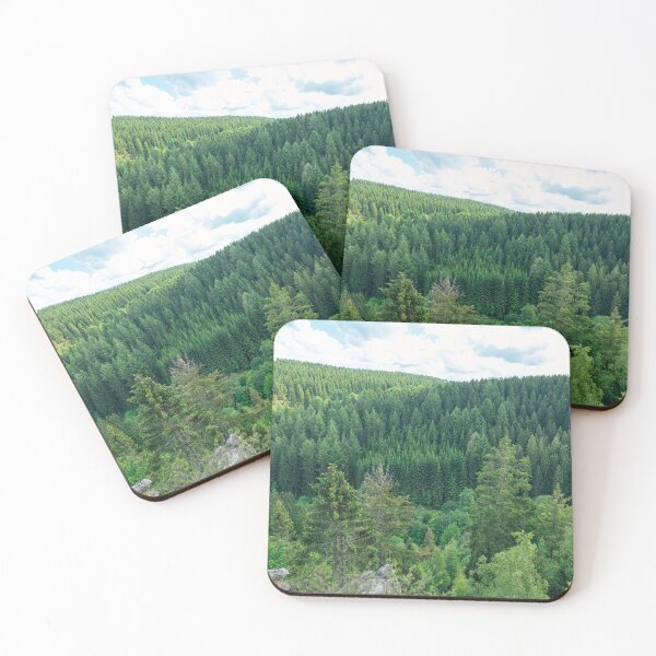 Item preview, Ehrensteinley Forest Panorama Monschau rock formation in summer designed and sold by xP42.