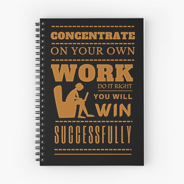 Item preview, Concentrate Your Own Work || designdukan || designed and sold by designdukan.