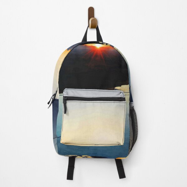 Item preview, Pamukkale Sunset Vector Blue and Orange designed and sold by taiche.