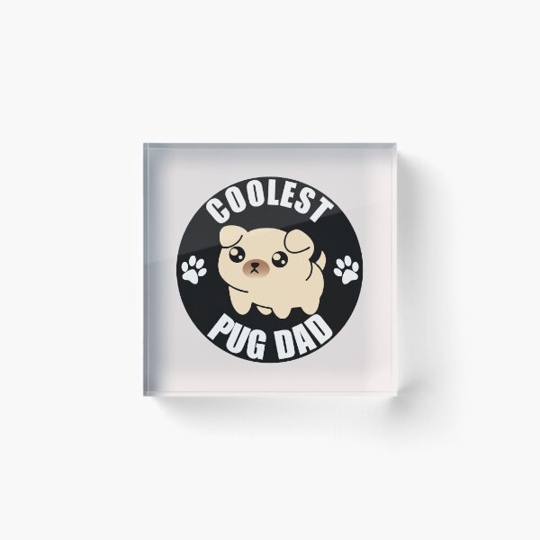 Item preview, Coolest Cartoon Pug Dad designed and sold by Pugstuff.