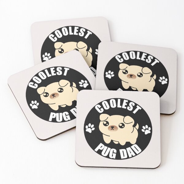 Item preview, Coolest Cartoon Pug Dad designed and sold by Pugstuff.