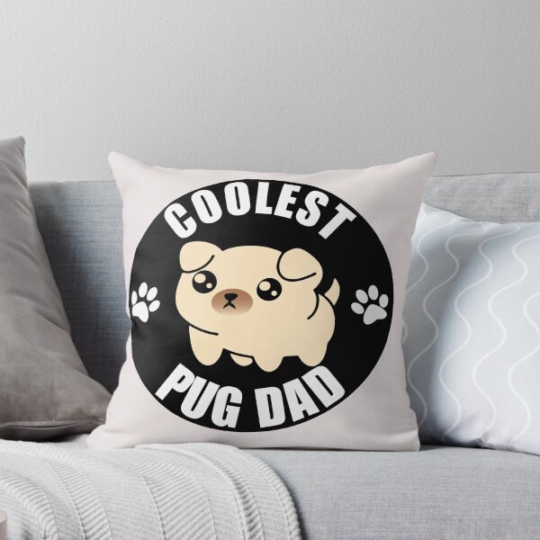 Item preview, Coolest Cartoon Pug Dad designed and sold by Pugstuff.