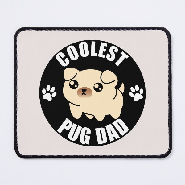 Item preview, Coolest Cartoon Pug Dad designed and sold by Pugstuff.