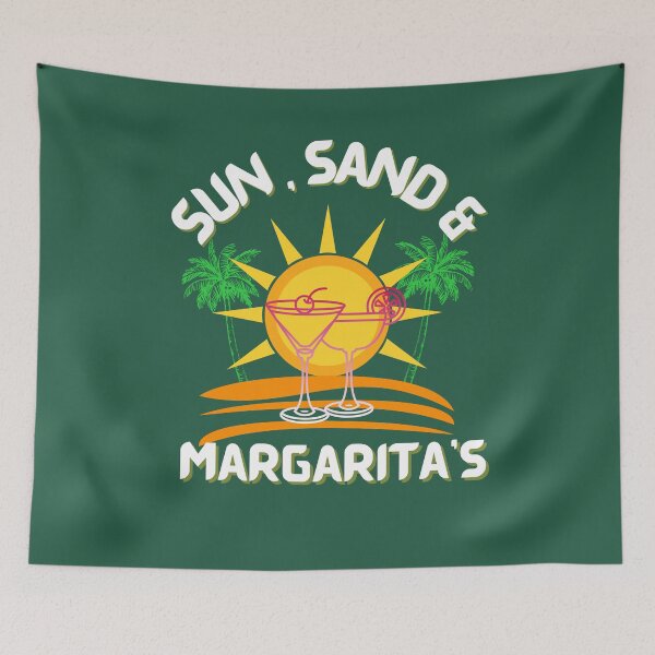 Item preview, sun sand and margaritas - summer beach holiday by dsrdirect designed and sold by dsrdirect.