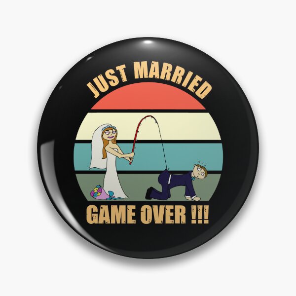 Item preview, Just married Game over designed and sold by SidTastic .