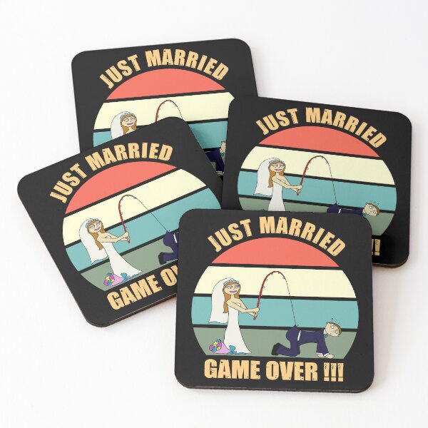 Item preview, Just married Game over designed and sold by SidTastic .