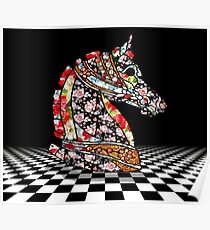 horse head chess game Poster