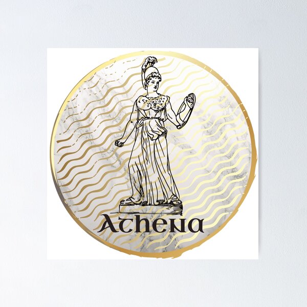 Item preview, Athena goddess Greek mythology designed and sold by Mirksaz-designs.