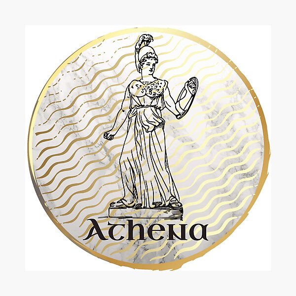 Item preview, Athena goddess Greek mythology designed and sold by Mirksaz-designs.