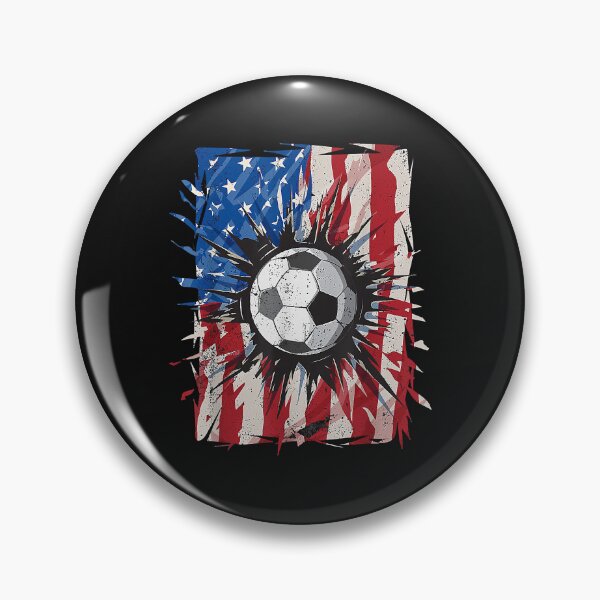 Artikelvorschau, Vintage Soccer 4th of July Men USA American Flag Boys entworfen und verkauft von Evrard122344.