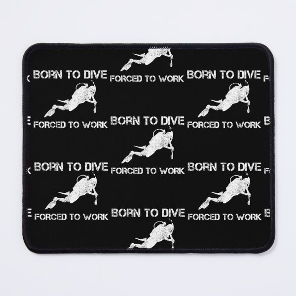 Item preview, Born To Dive Forced To Work Scuba Diving designed and sold by Zaidan16.