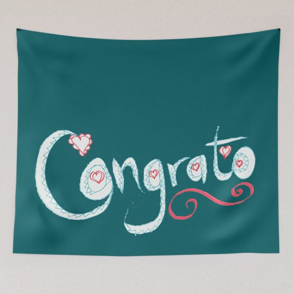 Item preview, Congrats Drawn with Love designed and sold by KazM.