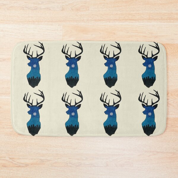 Item preview, Stag Night Scene Hand Painted by Paulele designed and sold by Paulele.